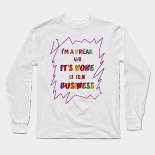 Body positivity quotes Long Sleeve T-Shirt